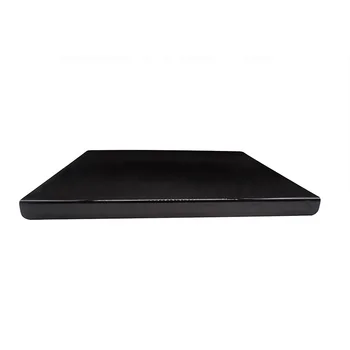 Black Anti-Slip Rectangle Kitchen Chopping Board Food Safe Plastic Cutting Board with Lip for Counter Top