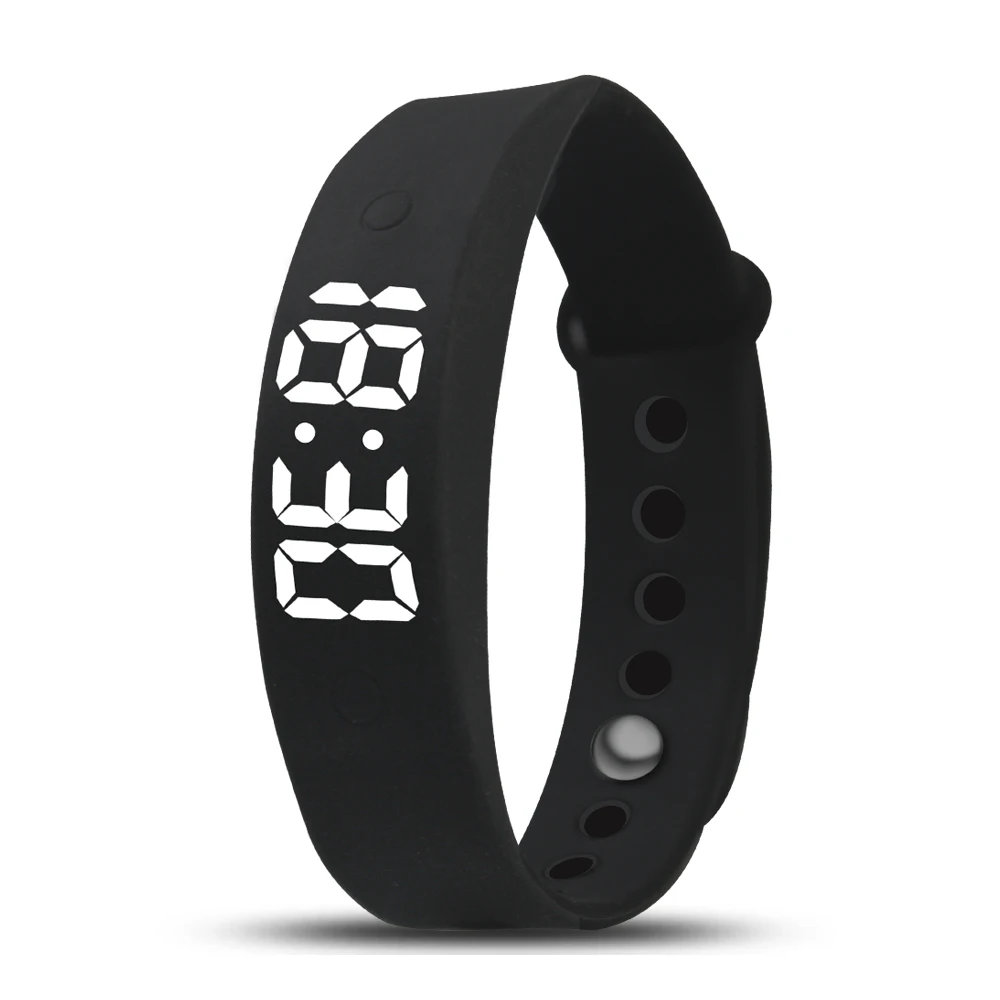 15 Alarm Pill Alert Vibrating Alarm Watch Waterproof Smart Led Digital Sport Watch with Stop Watch
