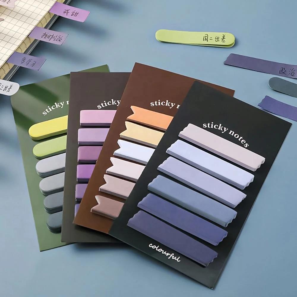Wholesale Custom Sticky Index Tabs Sticker Post Note Page Markers Writable Note Tabs Self Adhesive Bookmark