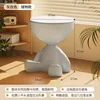 creativo stile portaoggetti laterale grigio