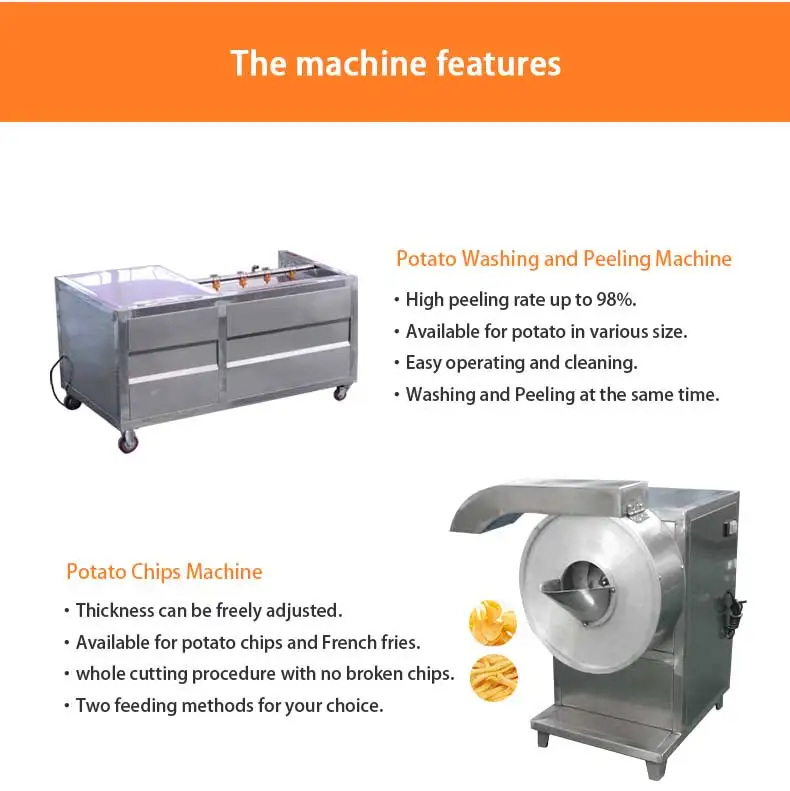 potato chips making machine
