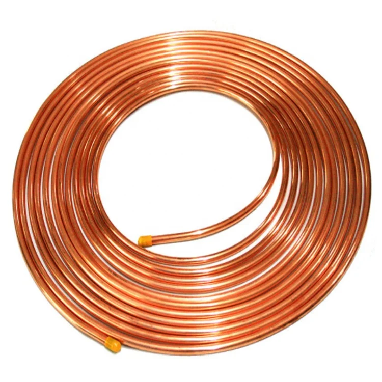 8mm Copper Pipe DIY Copper Refrigeration Tubing Pipe Tube Rod Coil - View #3