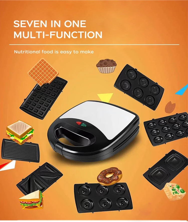 3 In 1 Detachable 2 Slice Waffle Sandwich Grill Maker Machine Buy 2 Slice Waffle Sandwich