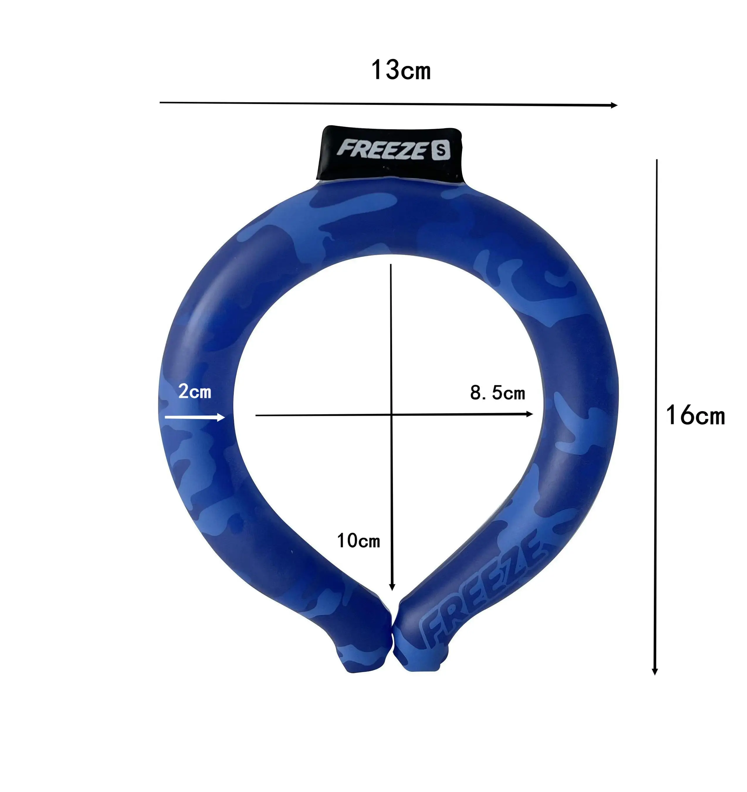 Neck Cooling Ring Ice Neck Cooler Pcm Yellow Popo Neck Cooling Tube