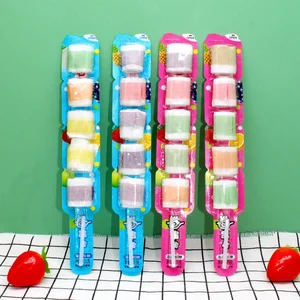 Children's Fruit-Flavored Juice Roll Gummies Multi-Flavor Peach Roll Candy Skewer Snacks Wholesome Coated Decoction Perfect