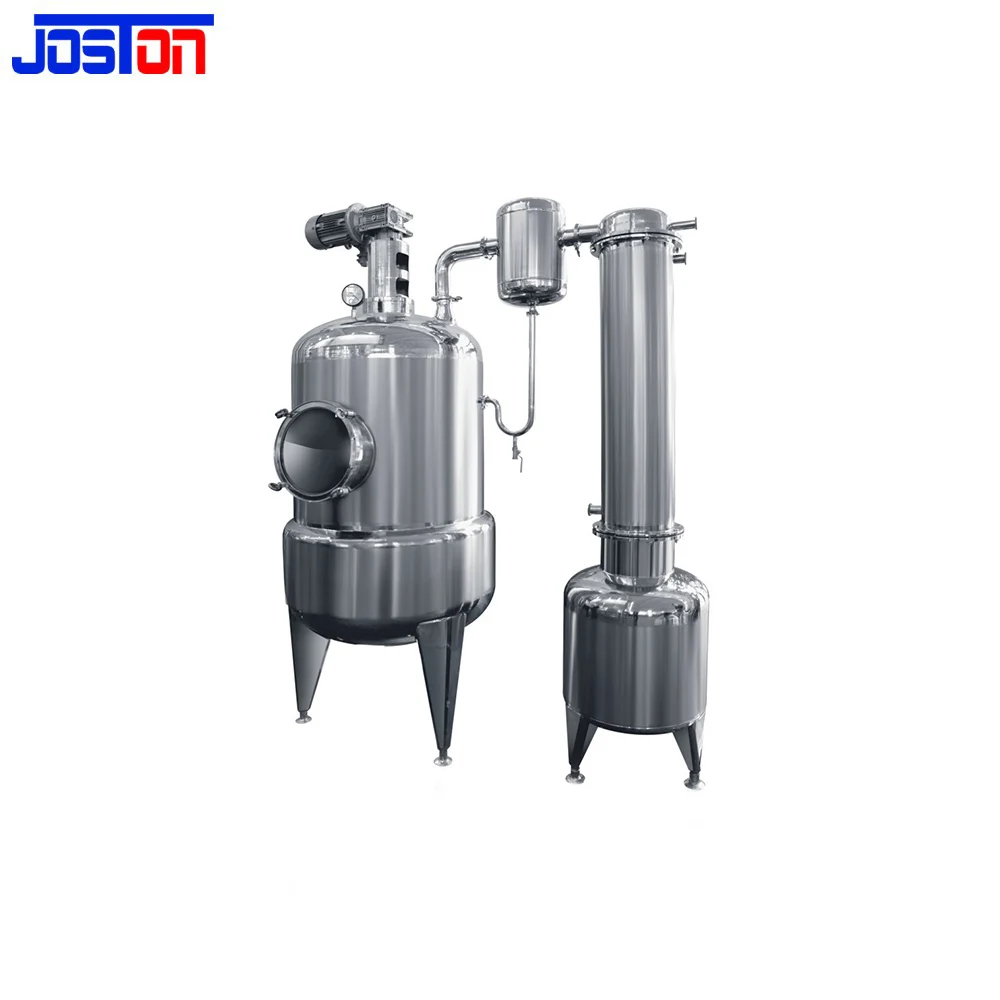 VACUUM SCRAPER CONCENTRATOR (EVAPORATOR) JOSTON SS316L304 Steam Heating Vacuum Scraper Evaporator Vacuum Concentrator tank