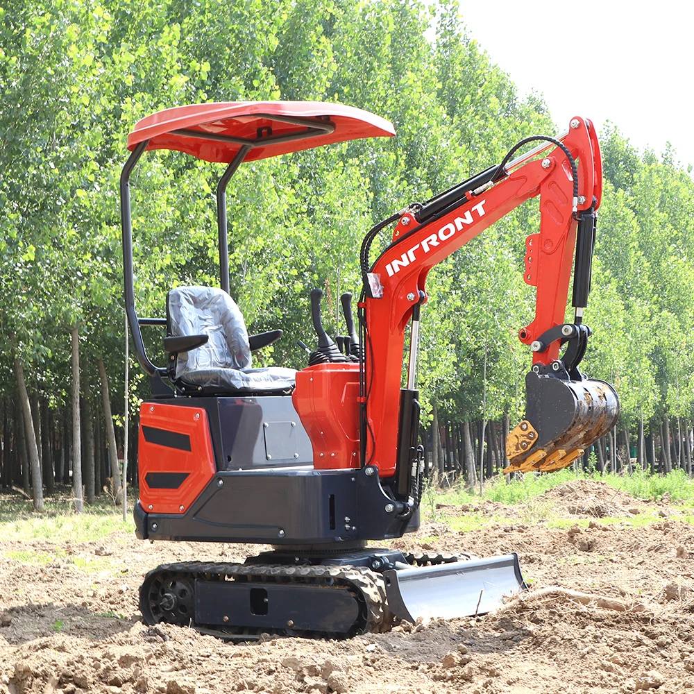 YF15 Mini Excavator Micro Digger 1 Ton Small Mini Crawler Excavator Small Bagger Hydraulic Digger for Sale