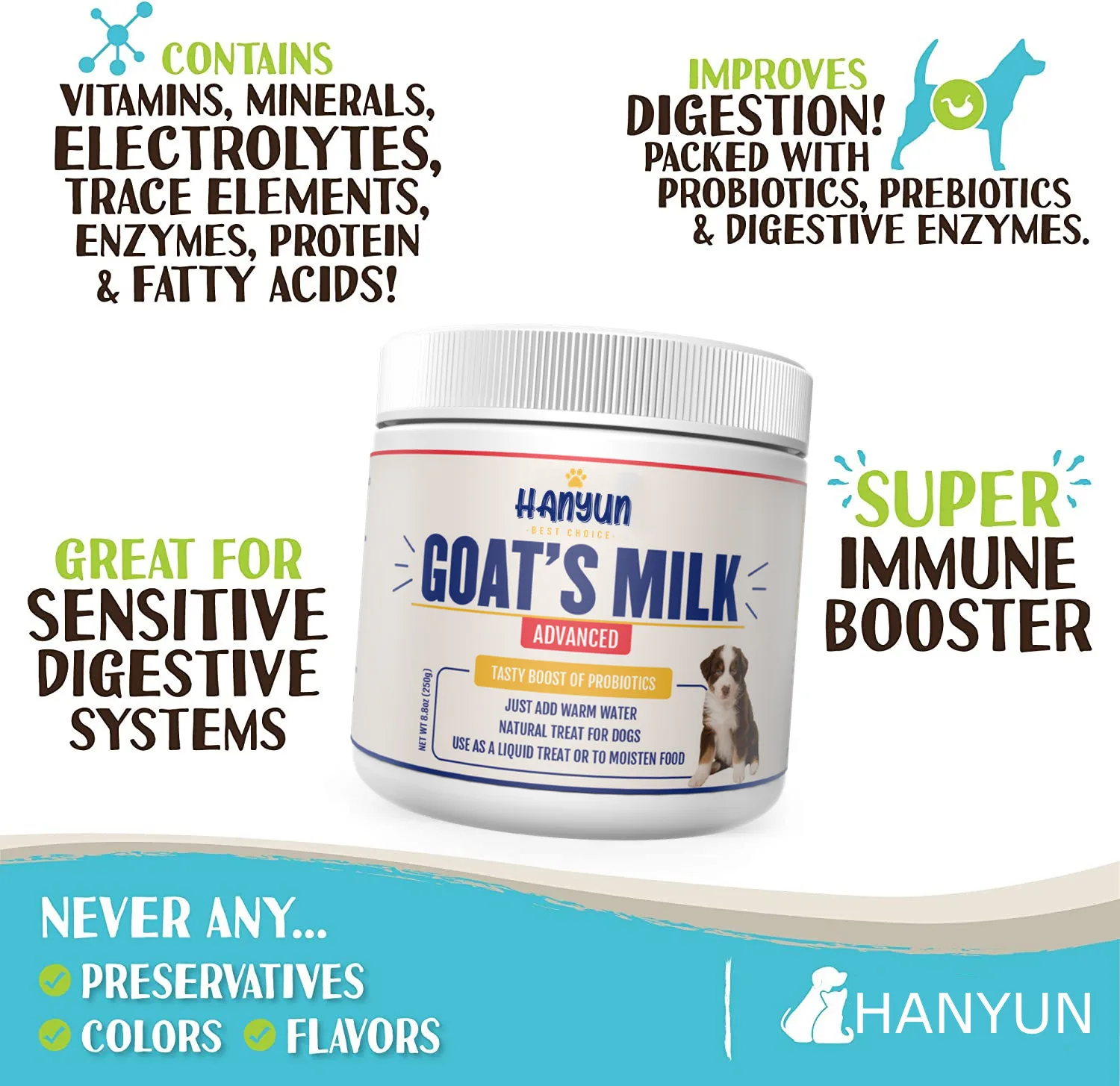 Goat Milk Powder Puppy Milk Replacer Milk Formula For Puppies With