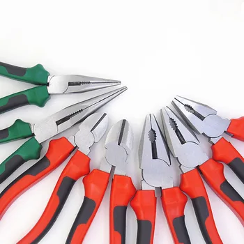 OEM Combination Plier with Steel Grip Plastic Handle European Diagonal Cutting Tool Outstanding Quality