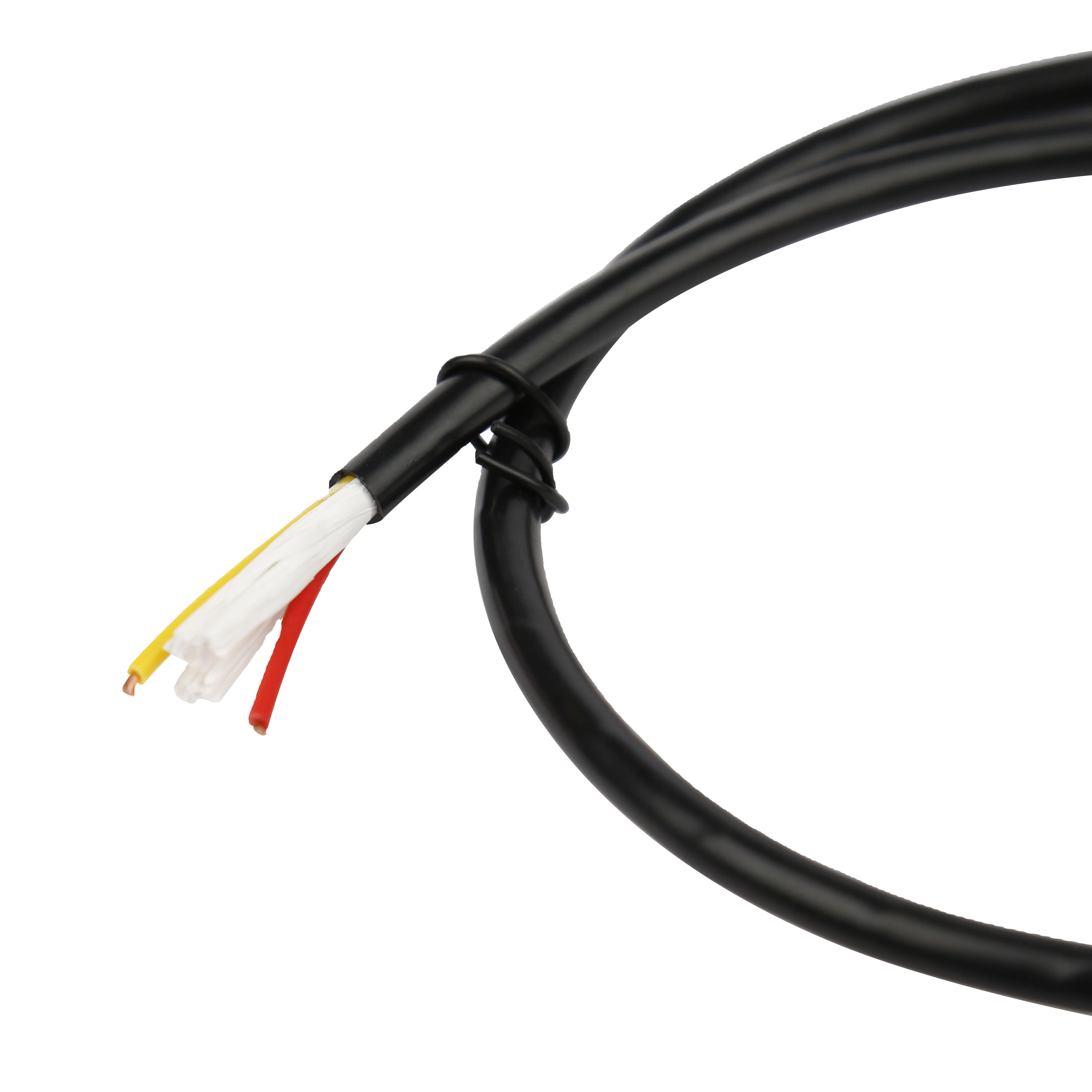 كابل Coaxial RF RG6+2C مدمج مع كابل الطاقة لأغراض المراقبة الشاملة