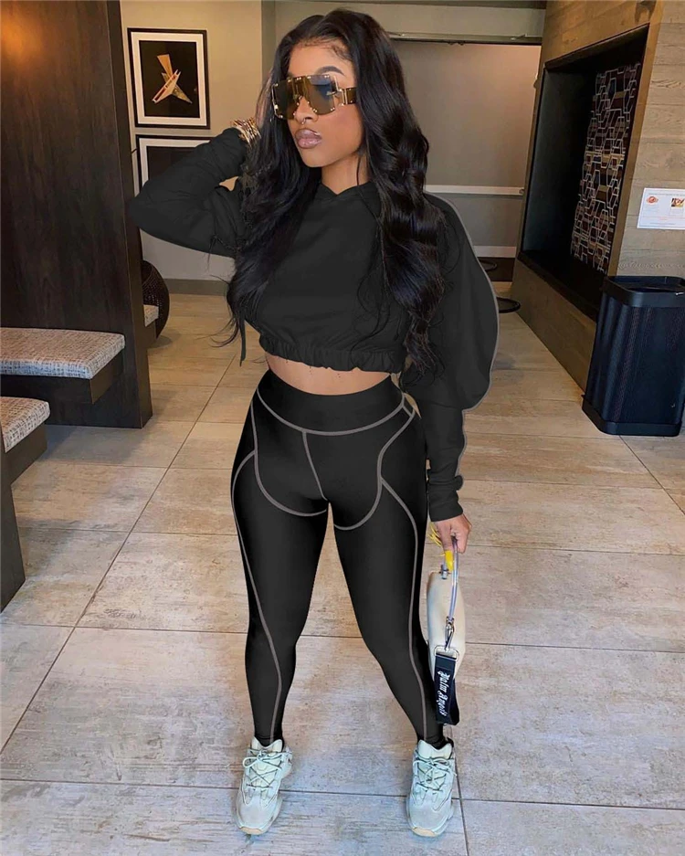 Set Clothing Women Two Piece Pants Set 