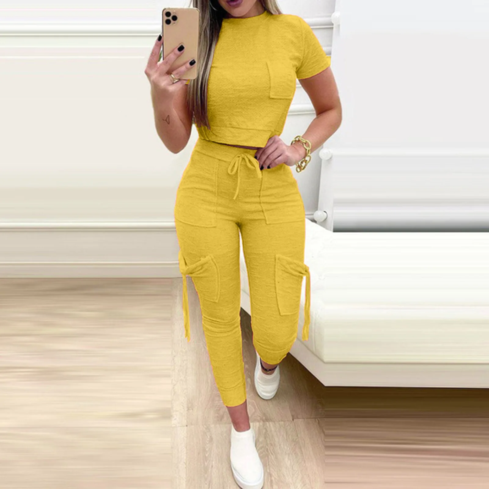 Plus Size Women's Clothing Summer Loungewear 2 Piece Set Women Casual