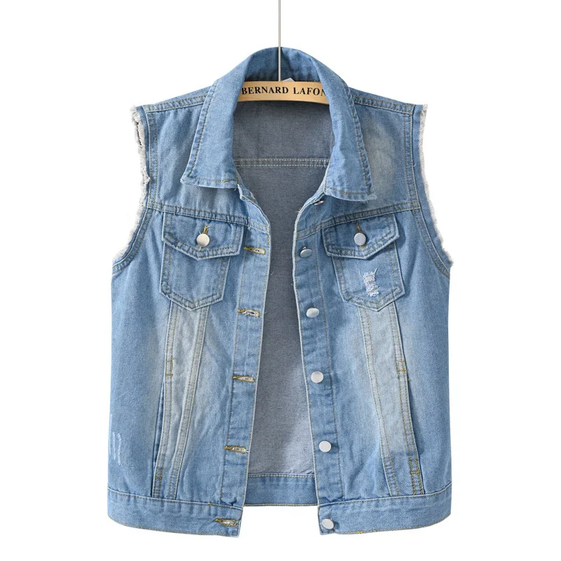 Shop Our Plus Size Women's Clothing Denim Vests Jackets