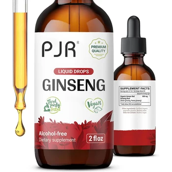 OEM/ODM Private Label Red Ginseng Root Liquid Drops Natural Sweetness With Vegetable Glycerin