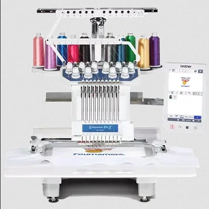 Factory Certified Refurbished Pr1055x 10 Needle Embroidery Machine 