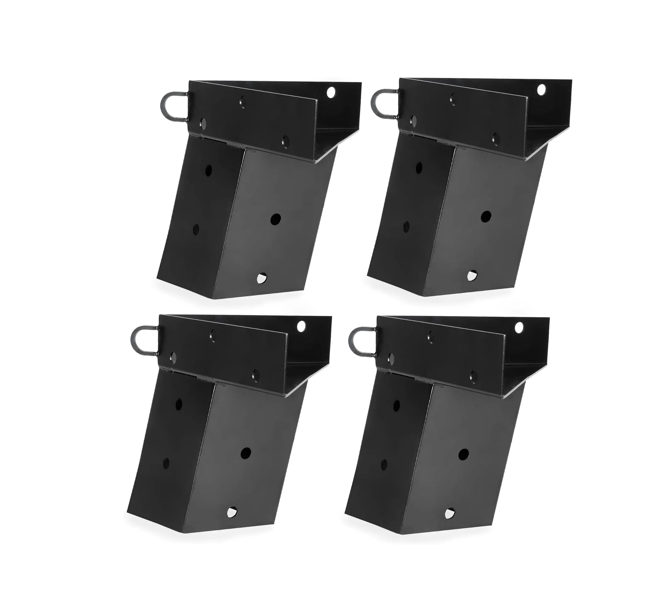 ECOTRIC Deer Stand Brackets 4x4 Deer Blind Brackets, 4Pcs Compound Angle Platform Brackets Deer Hunting Shooting Shack Observation Decks Tree Houses S