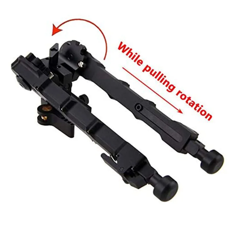 Bipied Réglable En Aluminium Pour Fusil - Montage Picatinny QD - Modèle