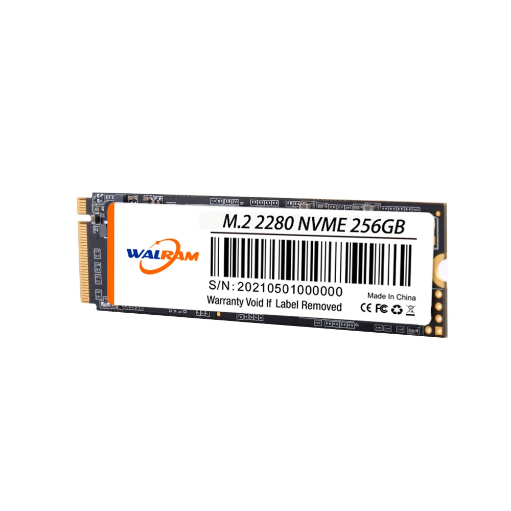 Walram 256GB M.2 2280 NVMe 3D TLC Ssd M2Pcie内蔵ソリッドステートハードディスク