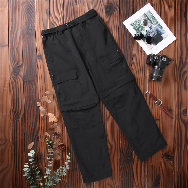 Men's Two in One Detachable Pants Quick Dry Versatile