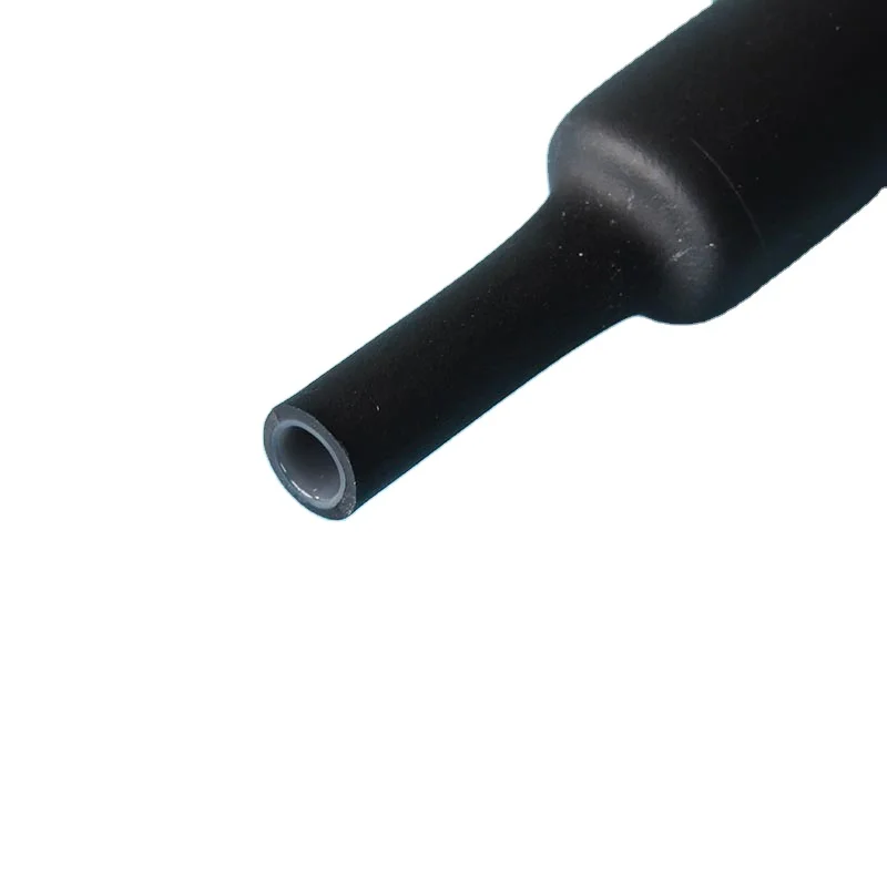 Waterproof thermofit heat shrink tube with glue
