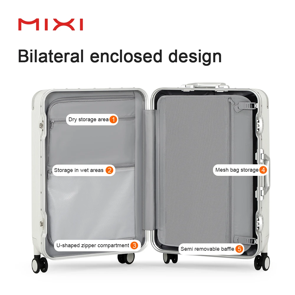 Trolley Suitcase Xiaomi 90 Aluminum Suitcase Cheap Xiaomi 90 Point