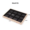 12 grid plate/black PU
