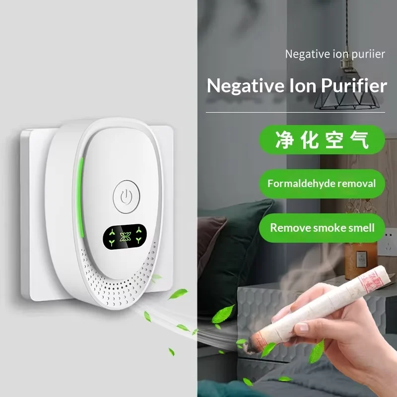 Portable Plug-in Negative Ion Air Purifier Mini Ionizer for Home Office Bedroom Remove Odor Smoke Dust Formaldehyde 5