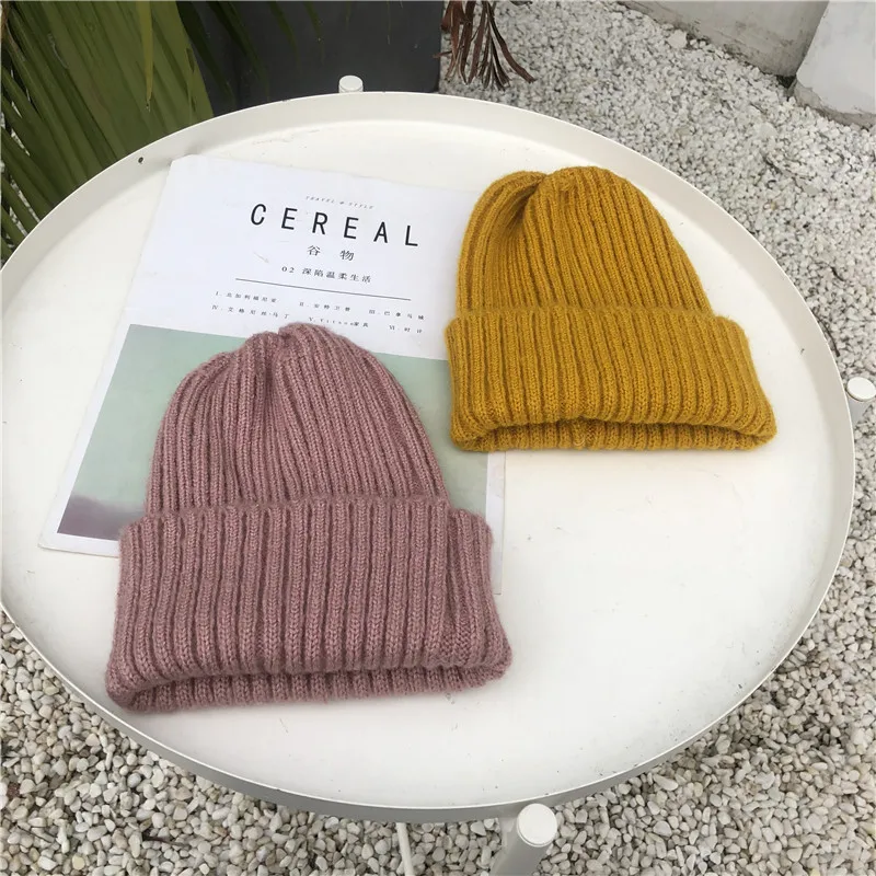 Buy Korean fashion ladies autumn and winter knit caps, woolen caps, winter  warm knitted hats ｜Knit hat / Wool hat-Fordeal