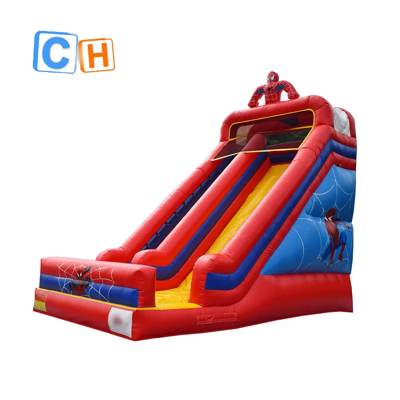 2019 новый стиль надувная горка Человек-паук, мультяшная надувная горка для продажи, надувная Милая горка для детей