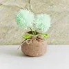 Bolso bola de pelo verde