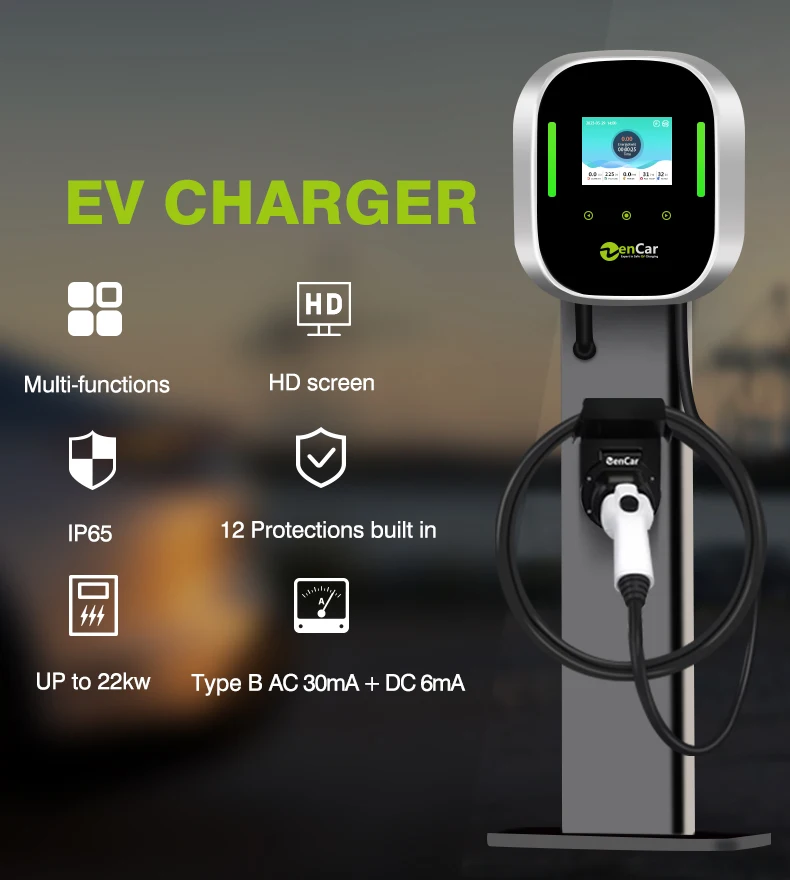 Zencar Ev Charger Wallbox 32a 7kw New Energy Electric Vehicle Charger ...