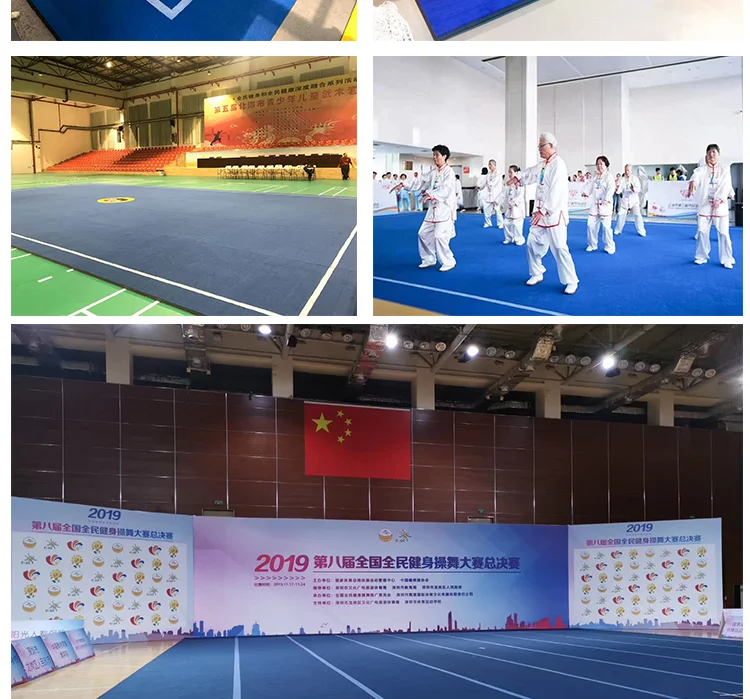 Wholesale Cheerleading Roll Mat Gymnastics Rolled Up Cheer Gymnastics Mats Spring Floors Thick