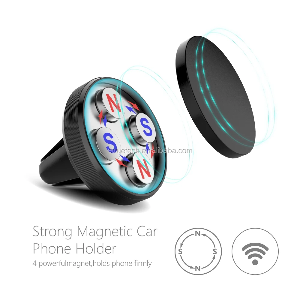 Factory Wholesale Price  NEW Design Air vent & Dash board Magnetic Car Holder