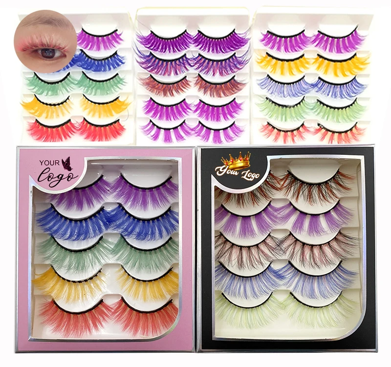 Wholesale Crazy Party Halloween Xmas Show Masquerade False Eye Lashes