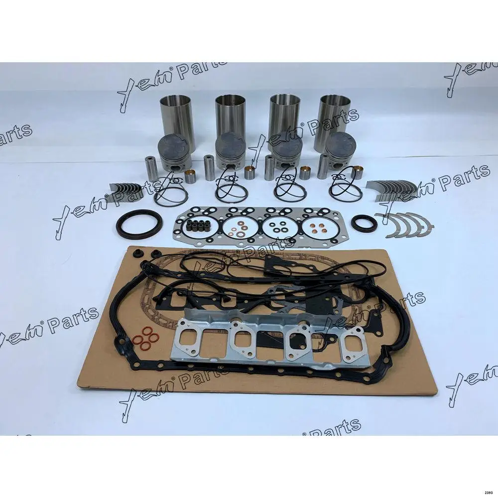 4M40 Engine Overhaul Kit With Cylinder Gaskets Cylinder Piston Rings Liner Bearings Set for Mitsubishi