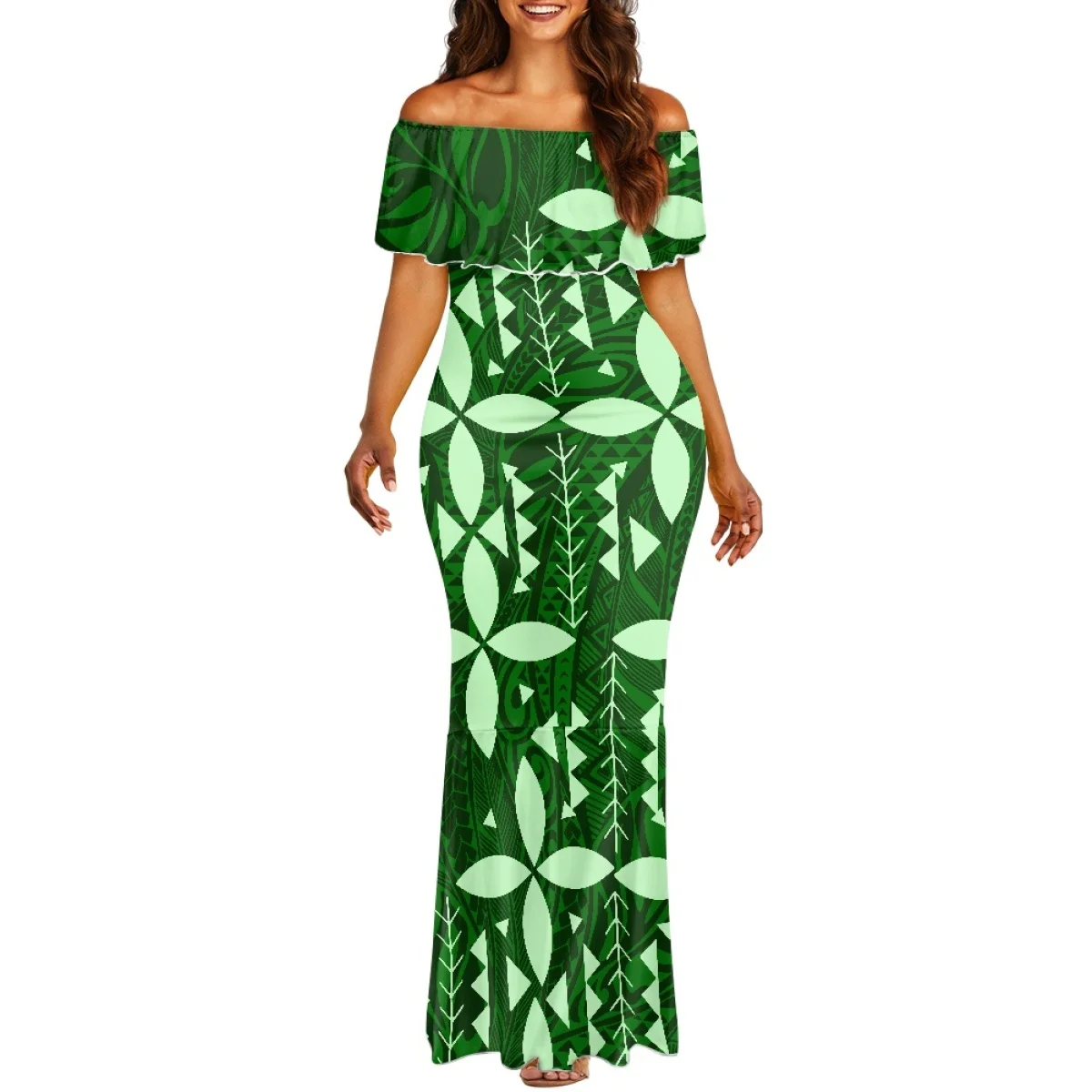 green emerald velvet dress Amazon.com: Dongfangyoupin women's V-neck dress Samoan dress Polynesian  design MIDI Party Women's evening dress : Clothing, Shoes & Jewelry