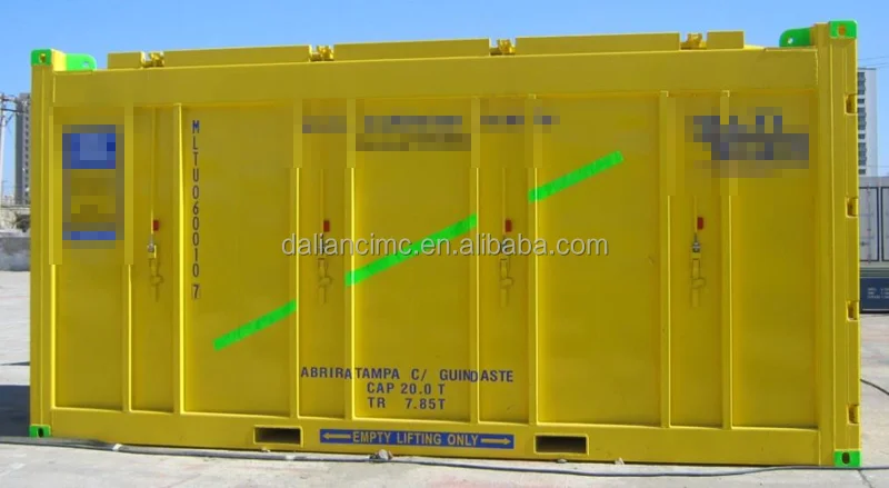25FT OFFSHORE SERVICE CONTAINER DNV APPROVED PARTITION OPEN TOP ...