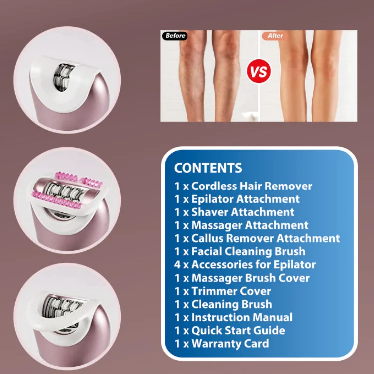 Sonifer SF-9565 new home Источник питания: 2 элемента питания скорость многофункциональный водонепроницаемый светодиодный перезаряжаемый женский удаление волос бытовая техника