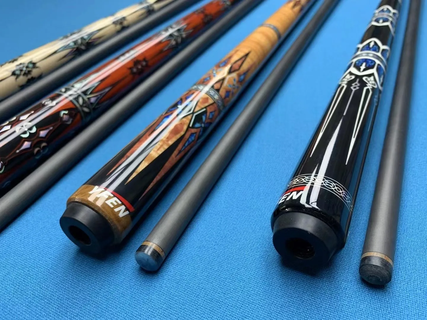 YFEN Billiard Pool Cues - Premium Handmade Carbon Fiber