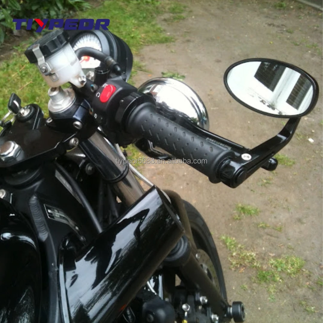 product tiypeor cnc aluminum mirror universal modify motorcycle handlebar motorbike bar end side rearview mirror-8