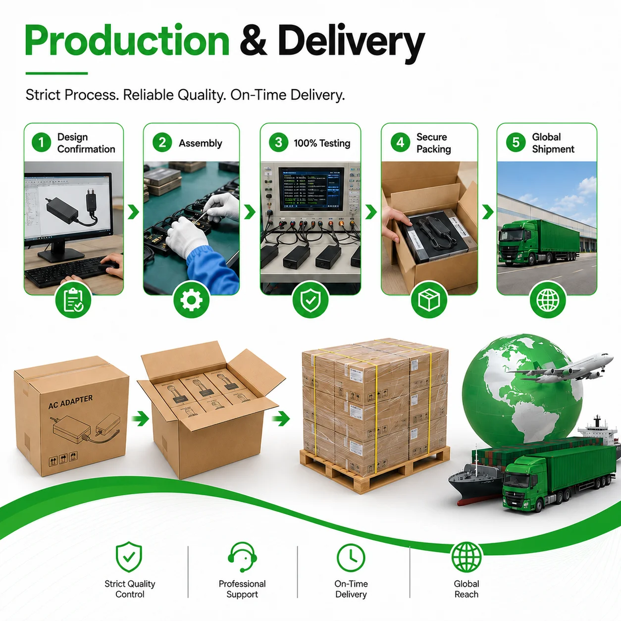 Packaging & shipping specifications