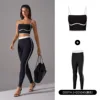 Black bra and pants