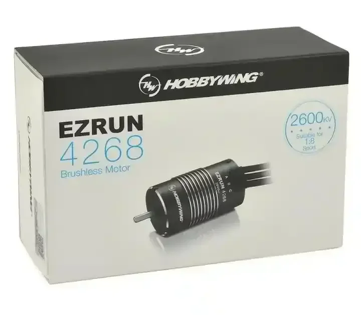 Hobbywing EZRUN 4274 2200KV/4268 2600KV 2S-6S 4-Poles High Frequency motors  for 1/8 RC Toy Car Truck brushless motor