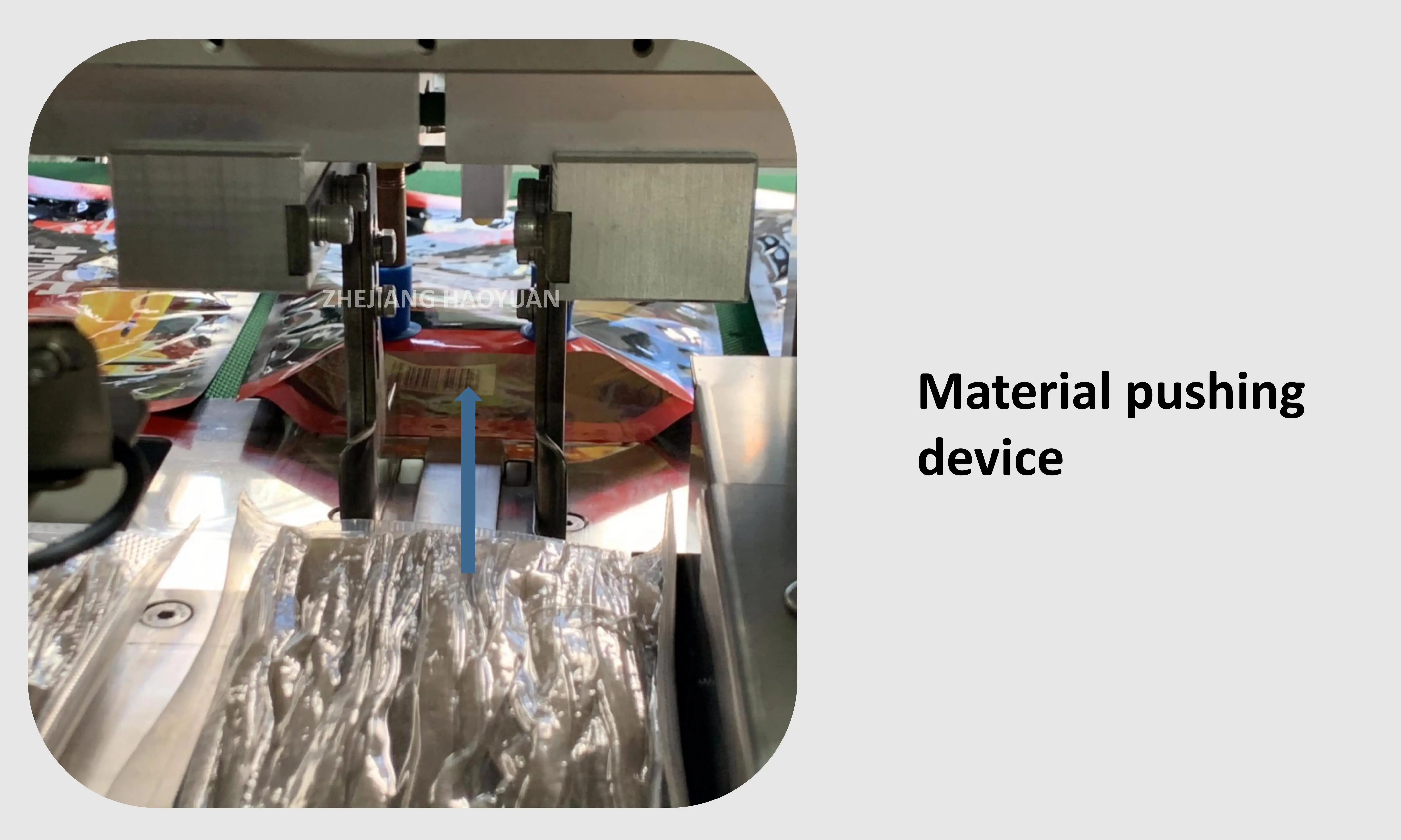 HY-100  New Design Rubber Latex PE Glove Face Mask Needle Tubing Sponge  Automatic Bag Packing Sealing Machine details