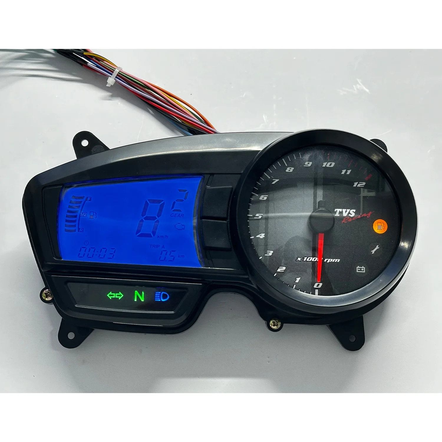 Top Quality Motorcycle Instrument Digital Dash Fit for Tvs Apache Rtr 160  Rtr 180 Abs 180rtr Rtr180 Spare Parts