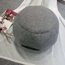Custom Living Room Popular Portable Beanbag Pouf Beds Ottoman Round Decor Stool