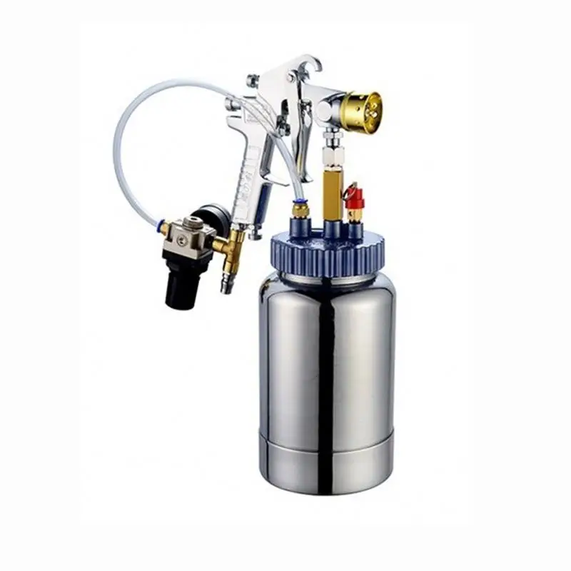TK Customizable Lacquer Stone-Like Fluid Spray Gun with 2000ml Suction tank Spray Gun Nozzle 2.0/2.5/3.0mm Options OEM Supported