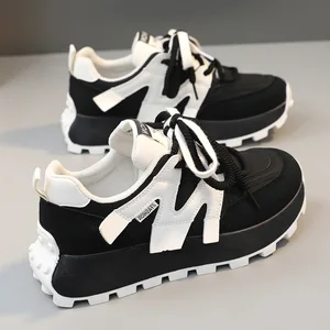 G6822-1 New Women's Shoes Spring and Autumn Letter Breathable Non-slip Sports and Leisure Women's Shoes