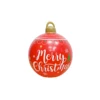 Boule de décoration de Noël rouge