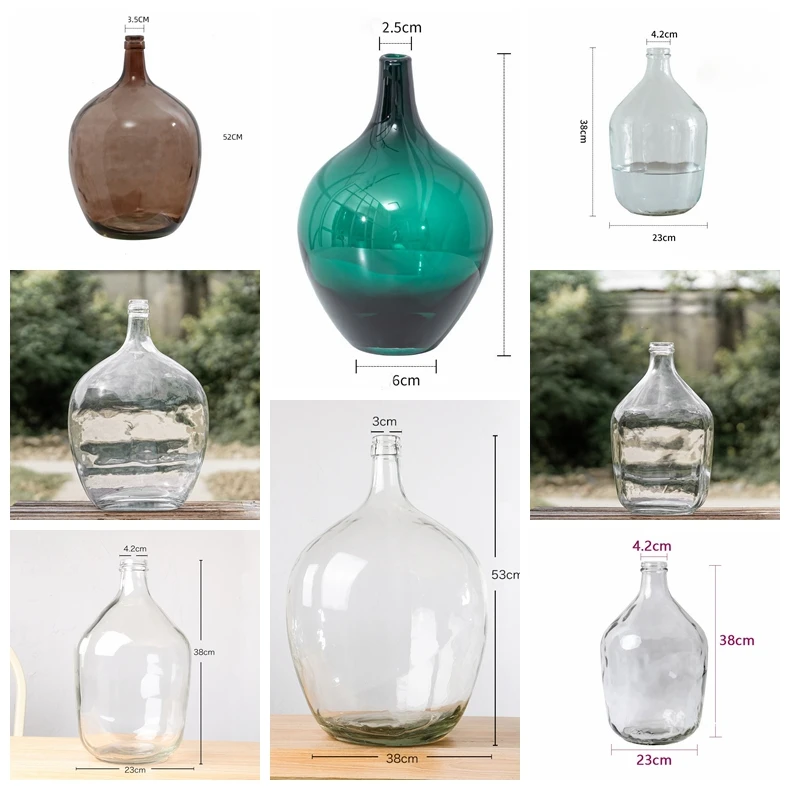 4090cm Wedding Centerpieces Clear Glass Flared Vases,Table Event Party